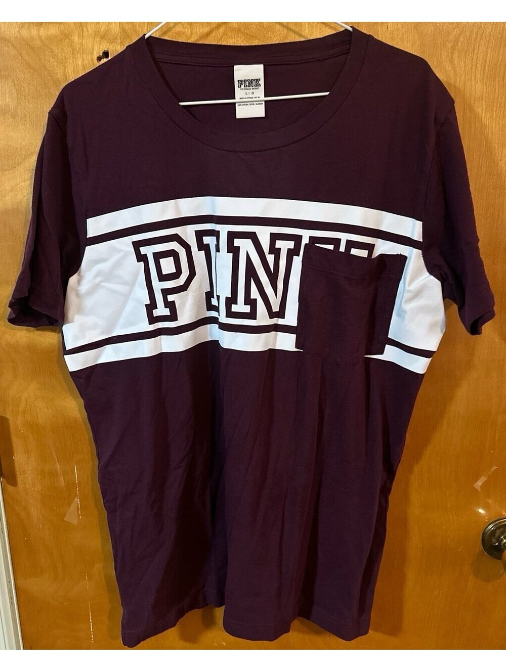 PINK shirt size large